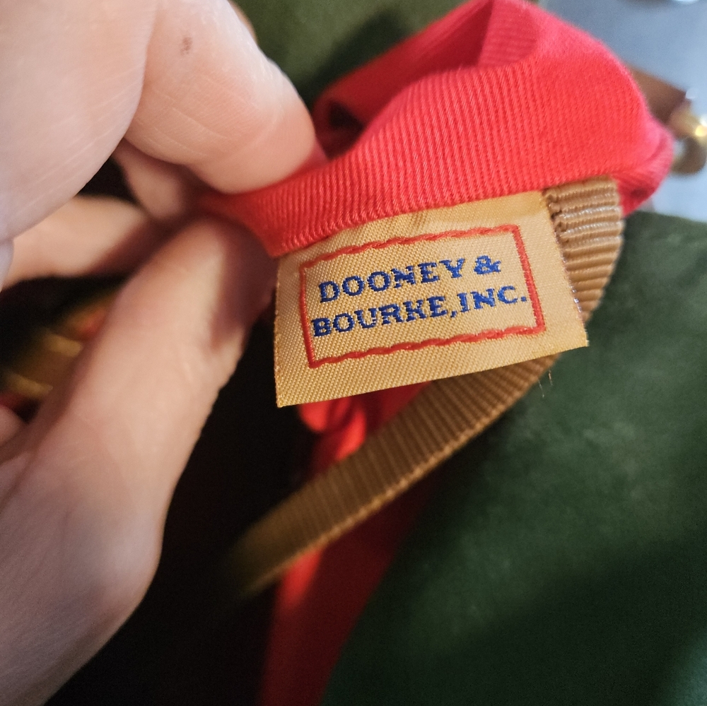 Dooney and Bourke Large chestnut florentine leather satchel with tassels - Picture 8 of 13
